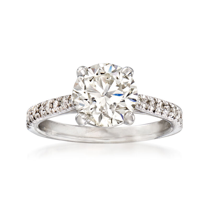 Majestic Collection 2.45 ct. t.w. Diamond Ring in 18kt White Gold. Size 7 image number 0