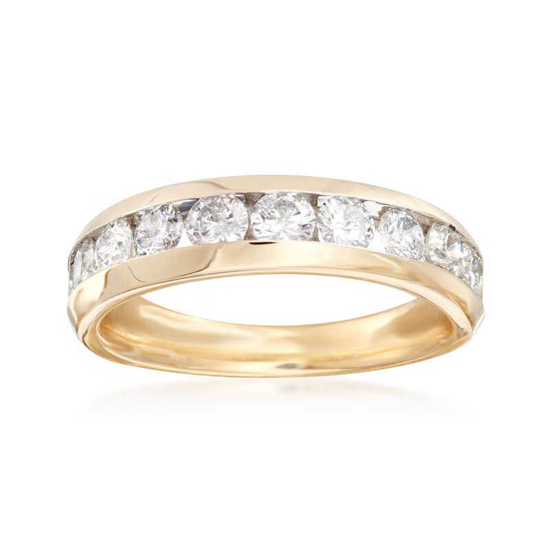 1.00 ct. t.w. Diamond Wedding Band in 14kt Yellow Gold image number 0