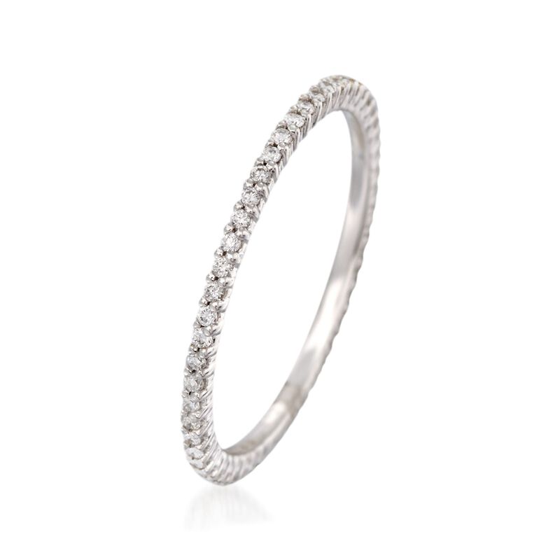 .25 ct. t.w. Diamond Eternity Band in 14kt White Gold. Size 8 image number 2