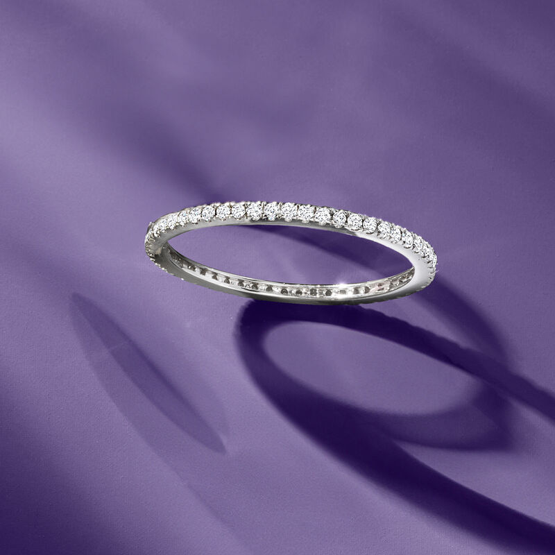 .25 ct. t.w. Lab-Grown Diamond Eternity Band in 14kt White Gold image number 4