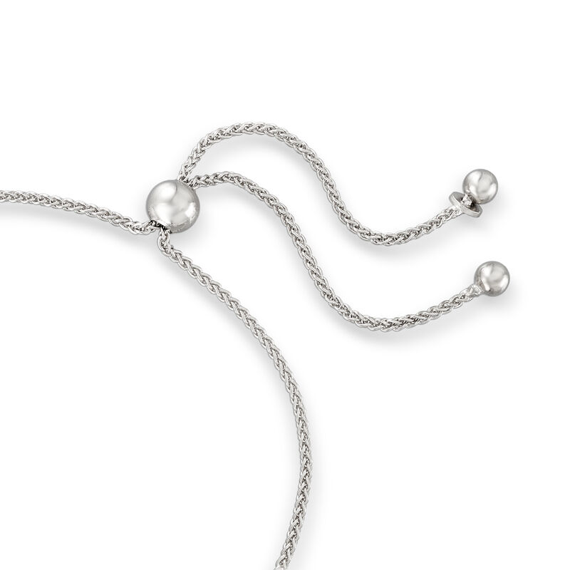 .50 ct. t.w. Diamond Bolo Bracelet in Sterling Silver image number 2