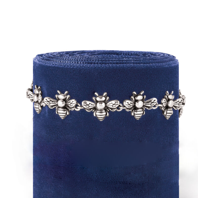 Sterling Silver Bee Bracelet image number 2