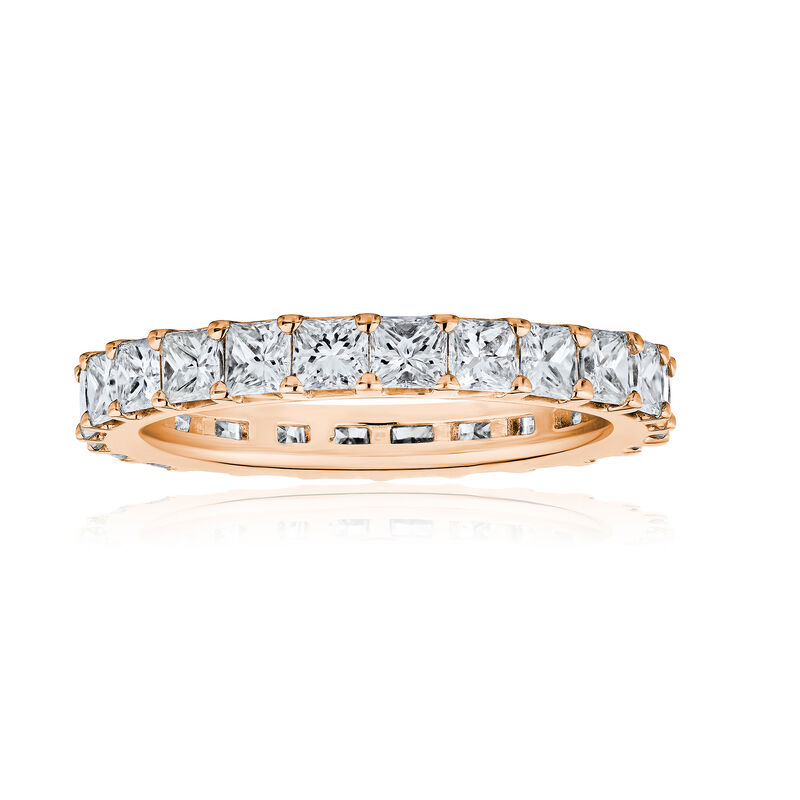 1.90 ct. t.w. Diamond Wedding Eternity-Style Wedding Band in 14kt Rose Gold image number 0