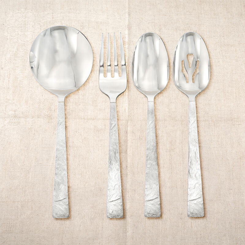Yamazaki &quot;Smoke&quot; 18/8 Stainless Steel Serving Flatware image number 0