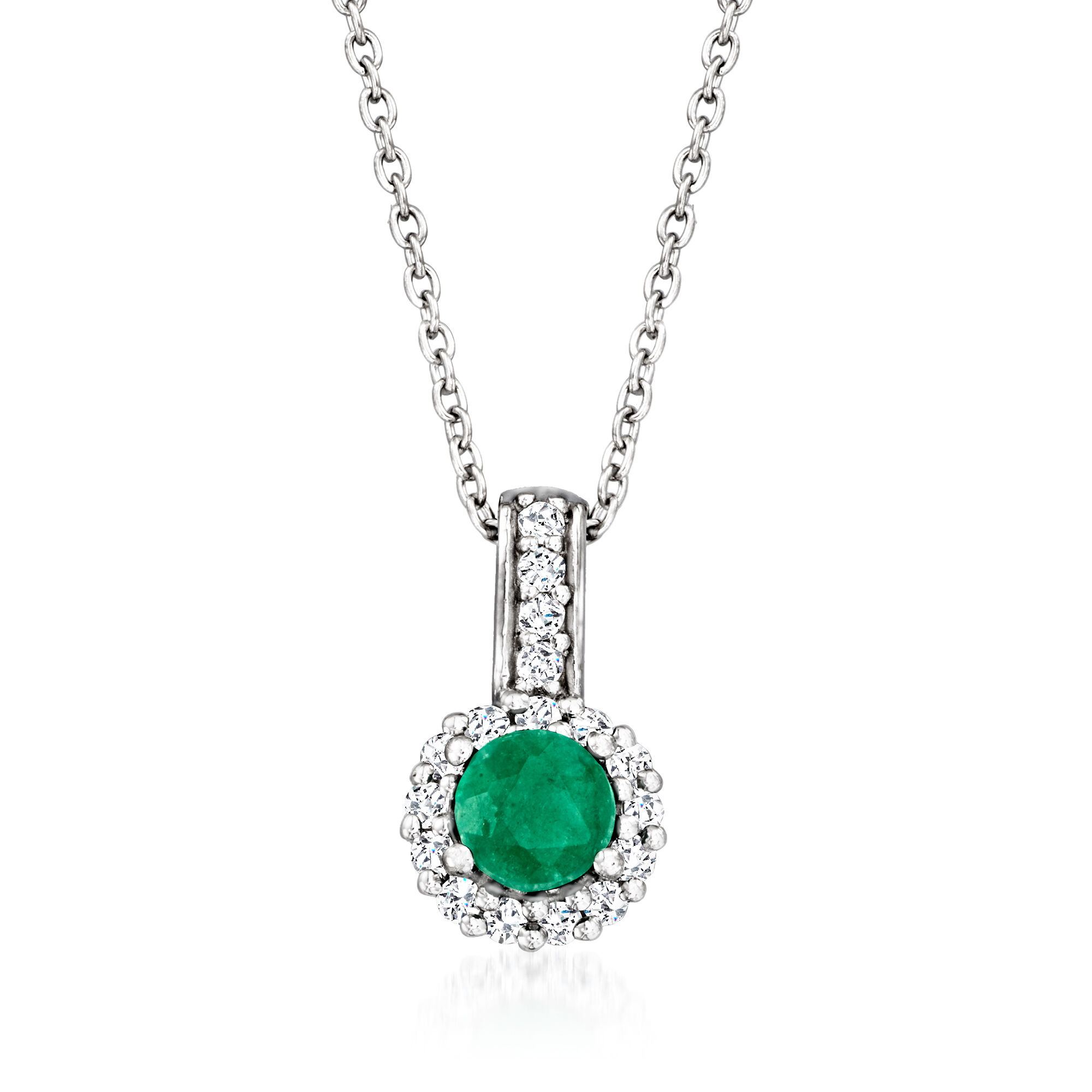 ネックレス・ペンダント Happy Green Necklace - Shourouk - Brass - Green Constella necklace, Mixed cuts, Green, Gold-tone plated