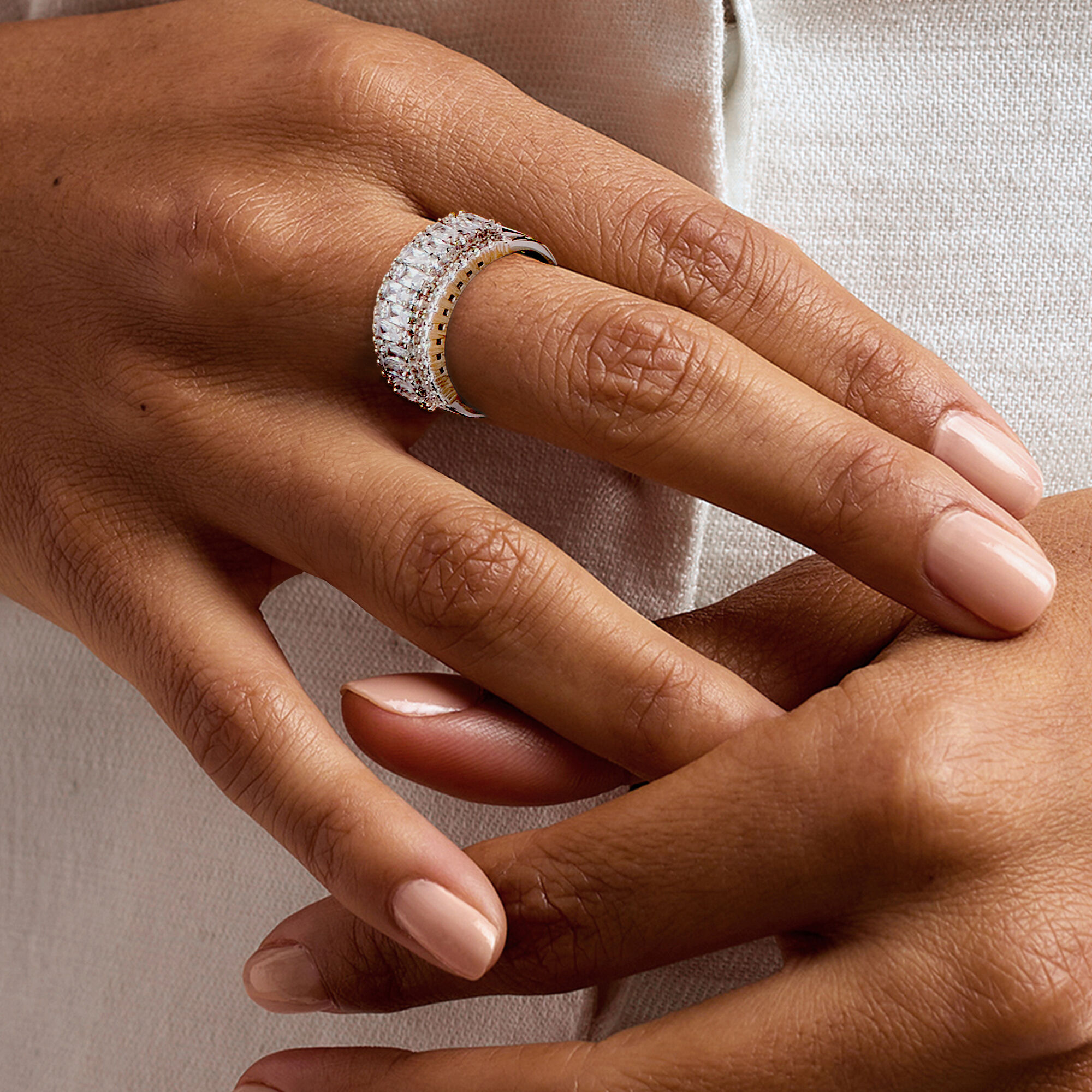 2.40 ct. t.w. CZ Ring in Sterling Silver | Ross Simons