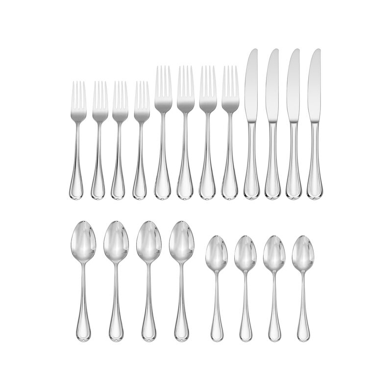 Oneida &quot;Clariat&quot; 20-pc. Service for 4 18/10 Stainless Steel Flatware Set image number 1