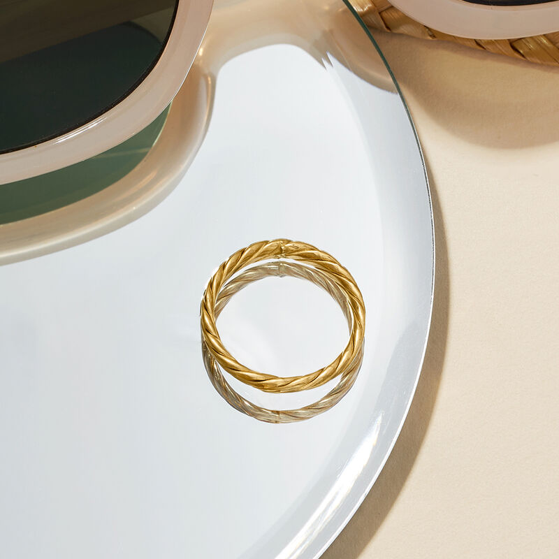 14kt Yellow Gold Twisted Ring image number 2