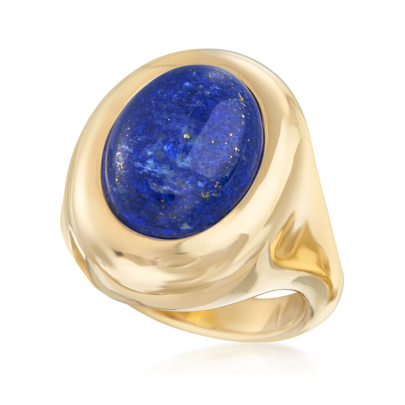 Andiamo Lapis Ring in 14kt Yellow Gold Over Resin image number 3