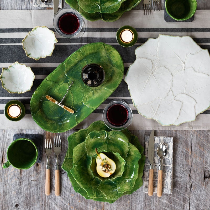 Vietri "Foglia" Green Dinnerware from Italy image number 6