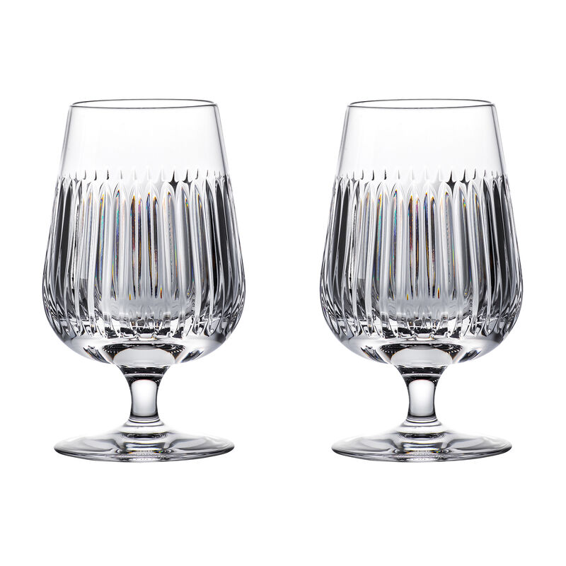 Waterford Crystal "Lismore Connoisseur" Aras Rum Snifter Glass and Tasting Cap image number 1