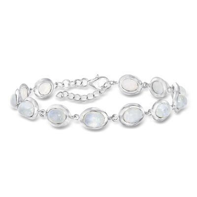 Moonstone Bracelet in Sterling Silver