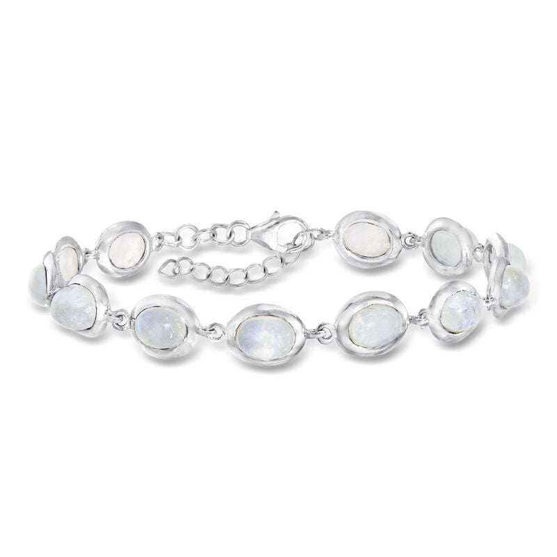 Moonstone Bracelet in Sterling Silver image number 0