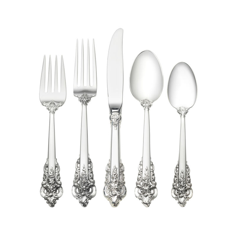 Wallace "Grande Baroque" 66-pc. Service for 12 Sterling Silver Place Setting image number 0