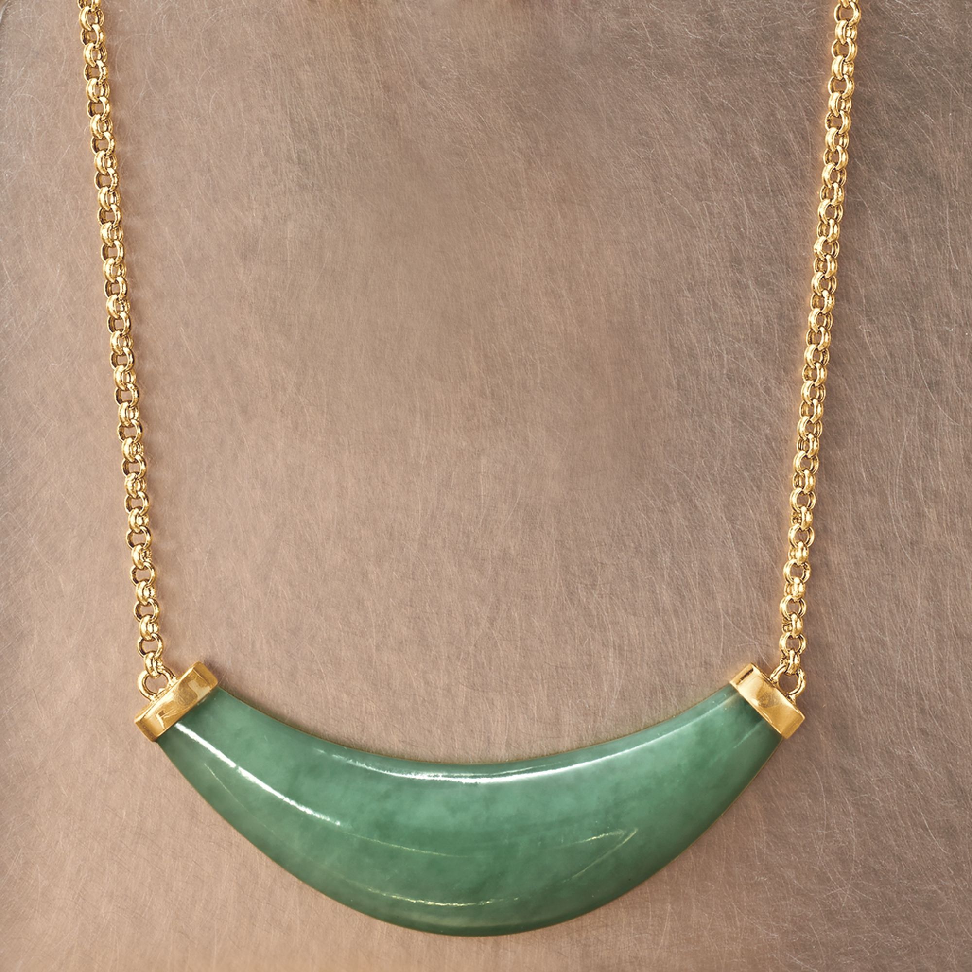 Jade bar necklace deals