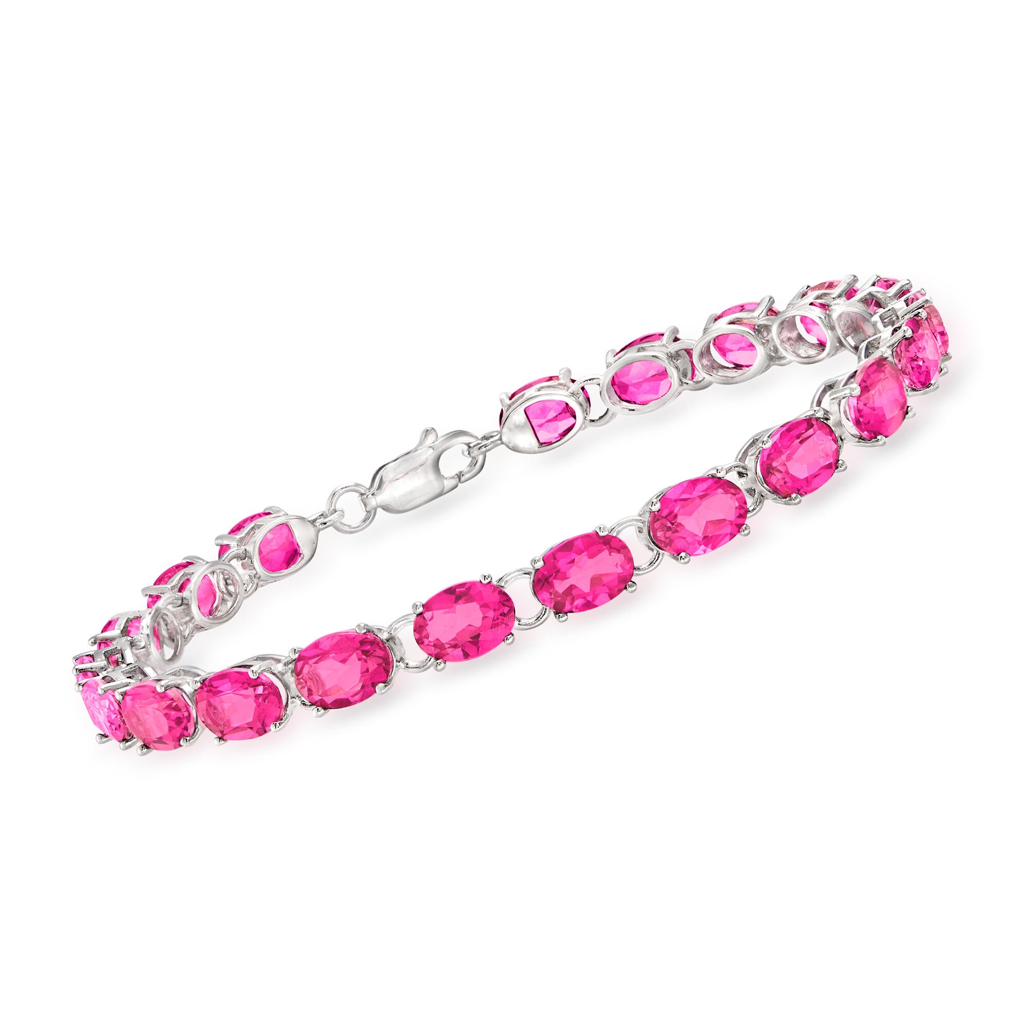 Pink topaz bracelet on sale