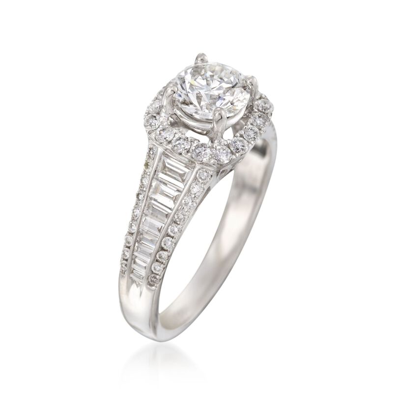 1.88 ct. t.w. Certified Diamond Ring in 18kt White Gold image number 2