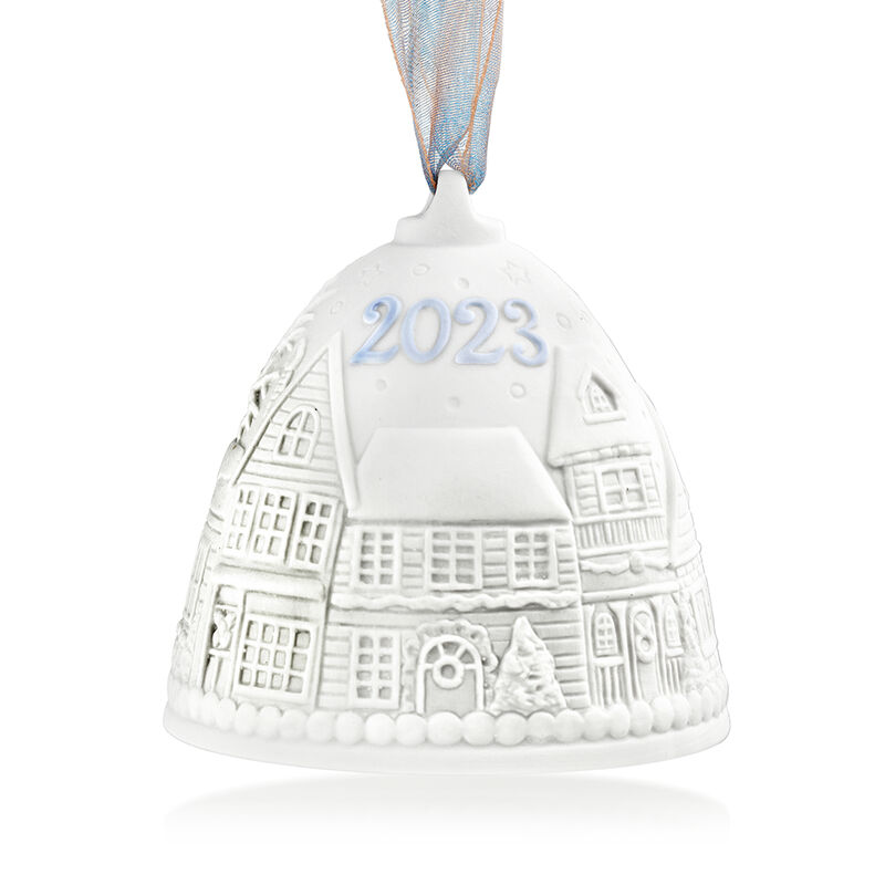 Lladro 2023 Porcelain Annual Christmas Bell Ornament image number 0