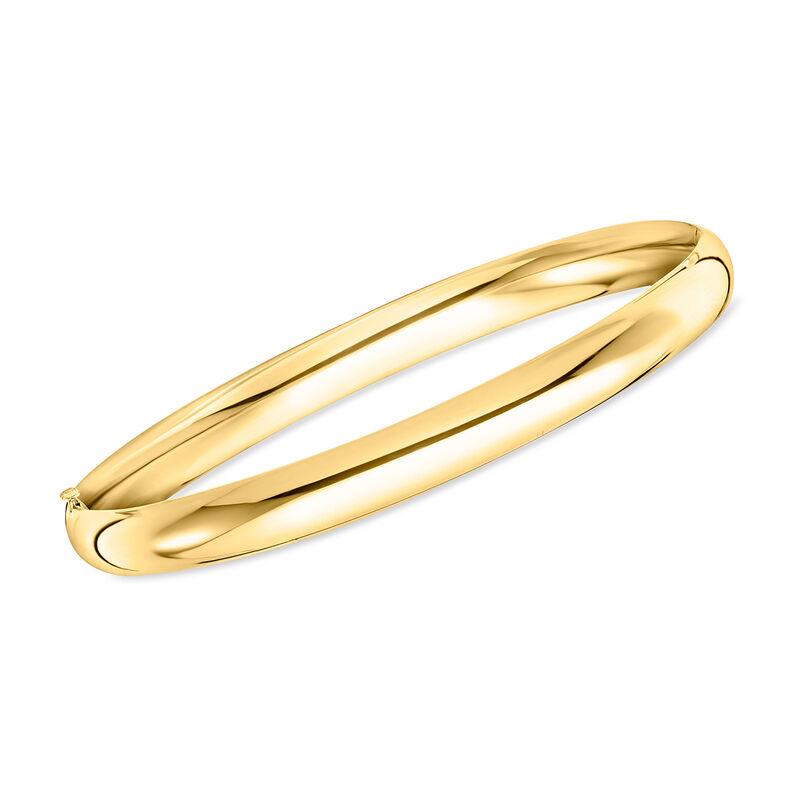 14kt Yellow Gold Polished Bangle Bracelet image number 0
