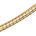 Italian 2mm 14kt Yellow Gold Omega Necklace