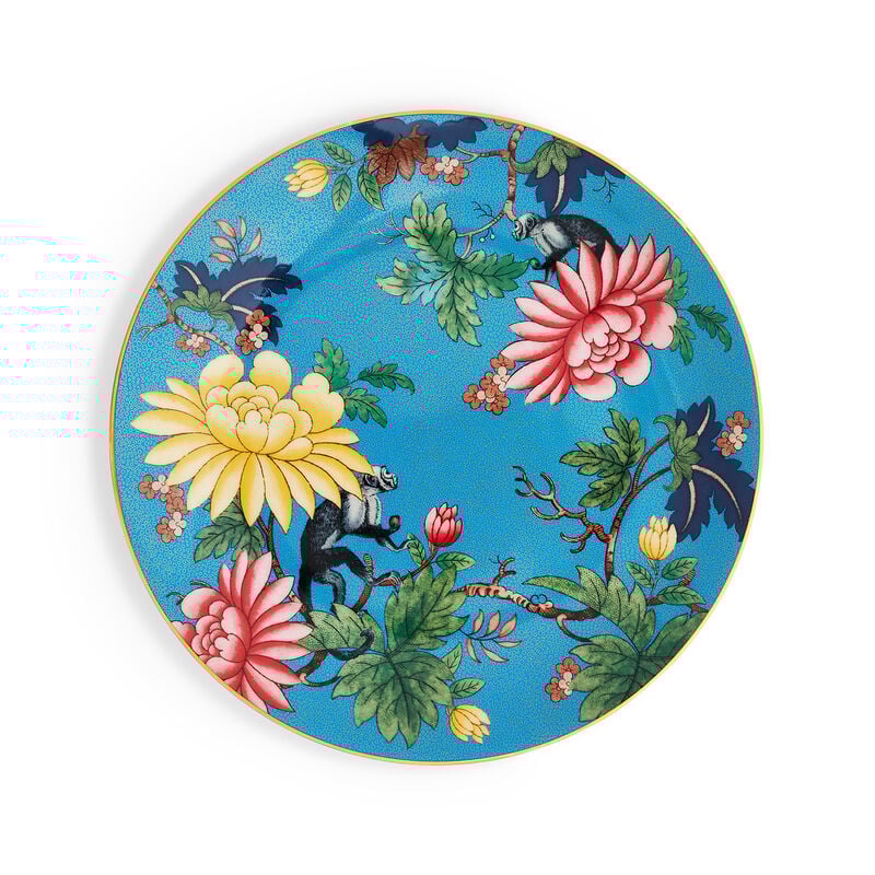 Wedgwood "Wonderlust" Sapphire Garden Coupe Plate image number 0
