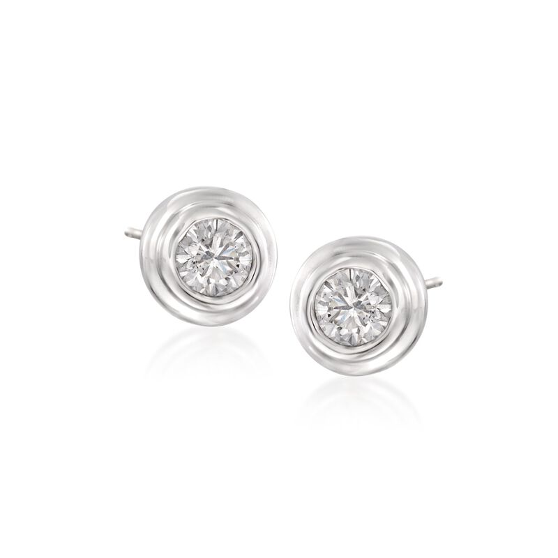 .25 ct. t.w. Diamond Stud Earrings in 14kt White Gold image number 0