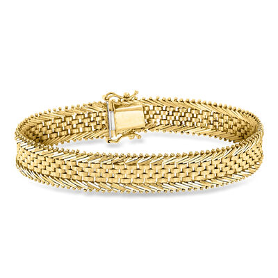 C. 1990 Vintage 14kt Yellow Gold Link Bracelet