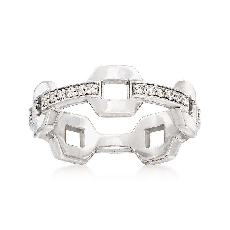 .24 ct. t.w. Diamond Link Eternity Band in 14kt White Gold image number 0