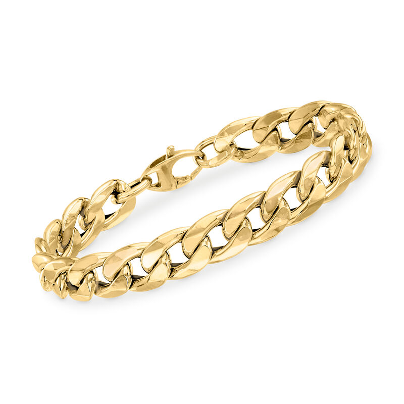 Italian 14kt Yellow Gold Curb-Link Bracelet image number 0