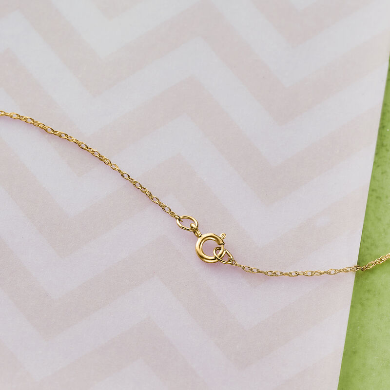 .7mm 14kt Yellow Gold Rope-Chain Necklace image number 3