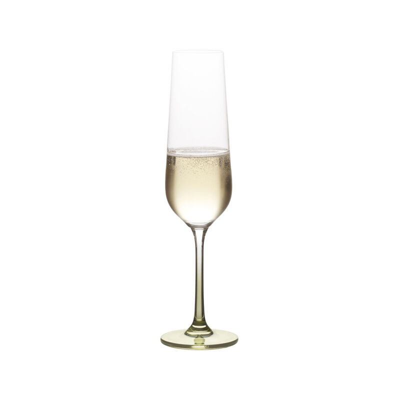 Mikasa &quot;Gianna&quot; Set of 4 Sage Ombre Flute Glasses  image number 1