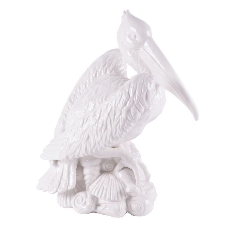 Fitz and Floyd &quot;Cape Coral&quot; Pelican Figurine image number 3