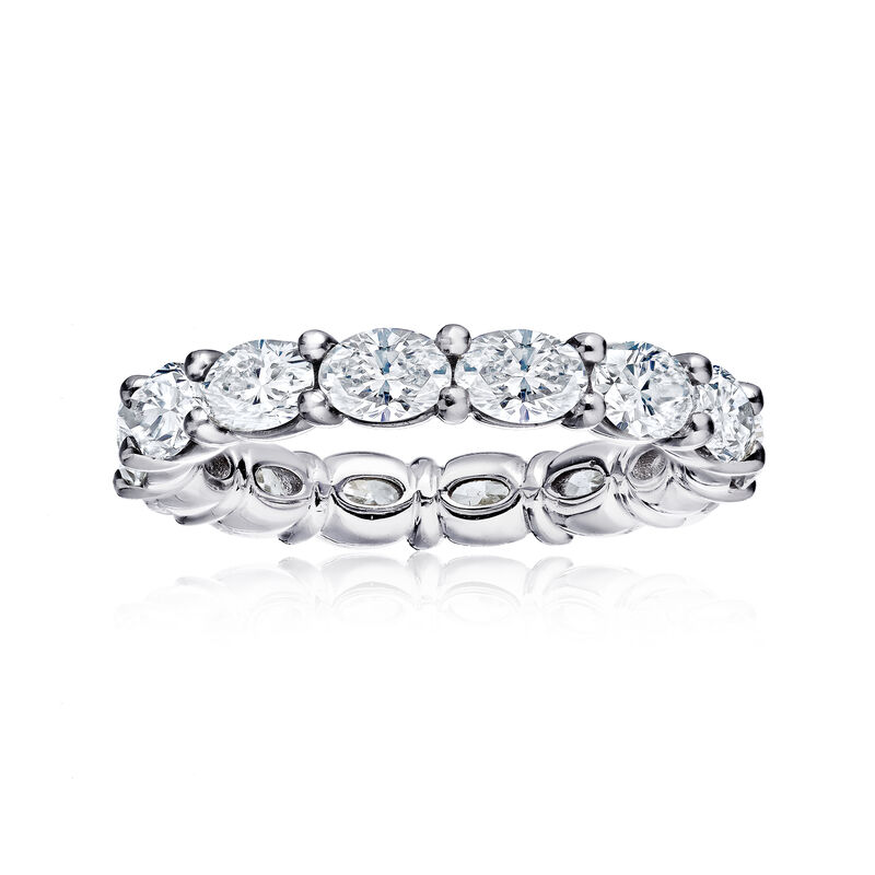 3.25 ct. t.w. Diamond Eternity-Style Wedding Band in Platinum image number 0