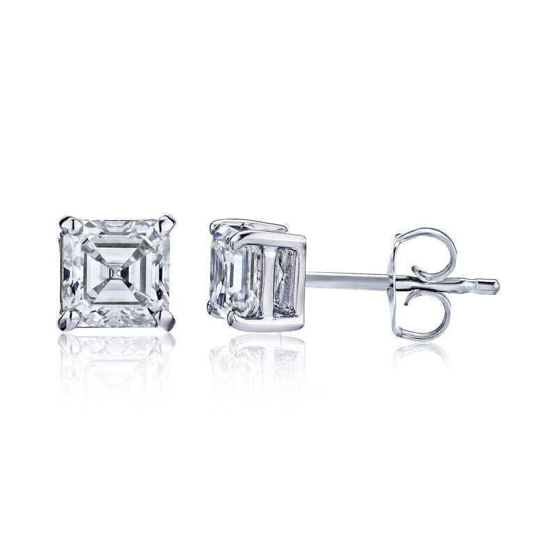 1.90 ct. t.w. Certified Diamond Stud Earrings in Platinum image number 2