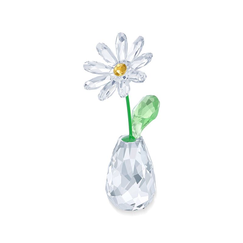 Swarovski Crystal &quot;Flower Dreams&quot; White and Yellow Crystal Daisy Figurine image number 0