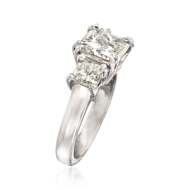 Majestic Collection 4.52 ct. t.w. Diamond Ring in 18kt White Gold image number 2