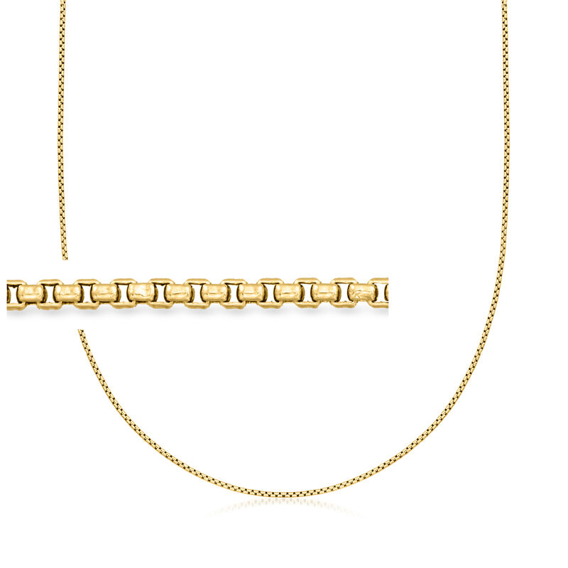 C. 1990 Vintage David Yurman 18kt Yellow Gold Box-Chain Necklace. 27&quot; image number 0