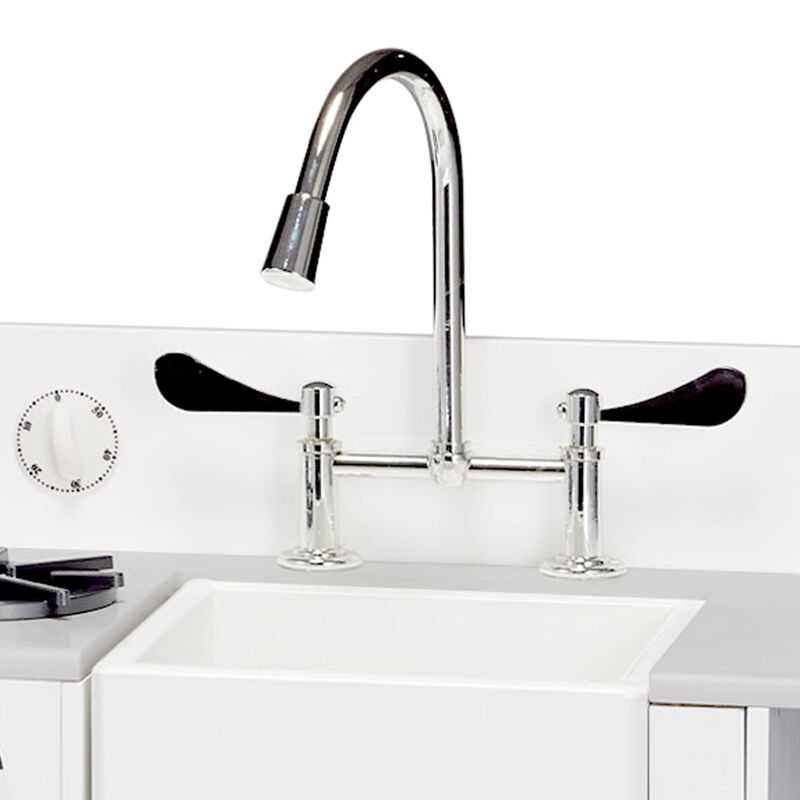 Child's Little Chef Chelsea Modern Play Kitchen in White image number 6