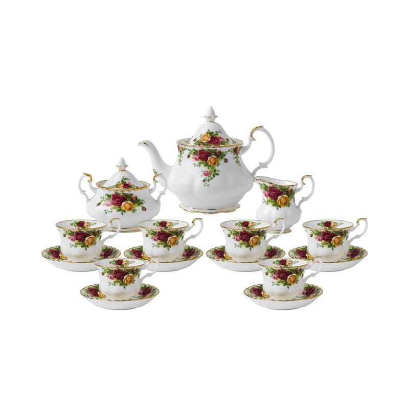Royal Albert "Old Country Roses" 12-pc. Tea Set image number 0