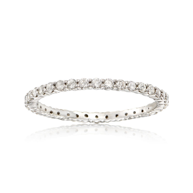 .50 ct. t.w. Diamond Eternity Band in Sterling Silver. Size 9 image number 0