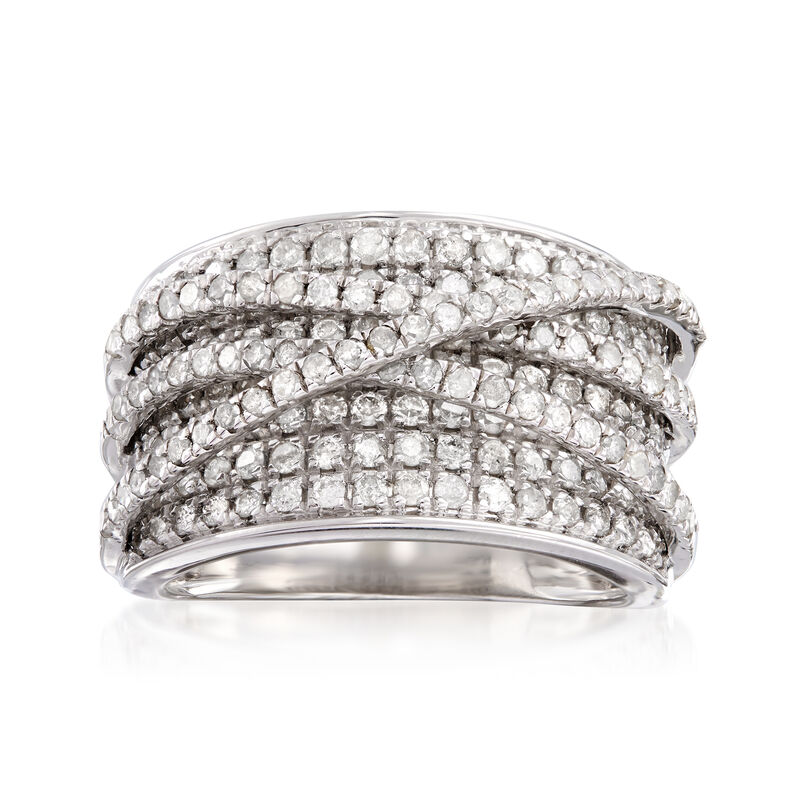 2.00 ct. t.w. Diamond Highway Ring in Sterling Silver image number 0