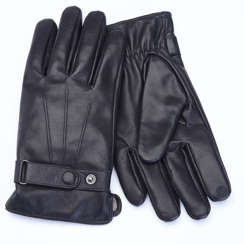 Royce Black Lambskin Leather Gloves Ross Simons