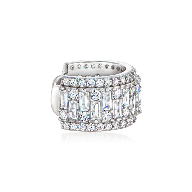 3.50 ct. t.w. CZ Ear Cuff in Sterling Silver  image number 0