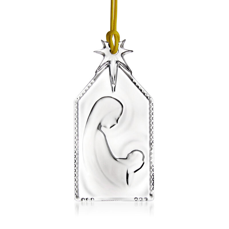 Waterford Crystal Nativity Ornament image number 1
