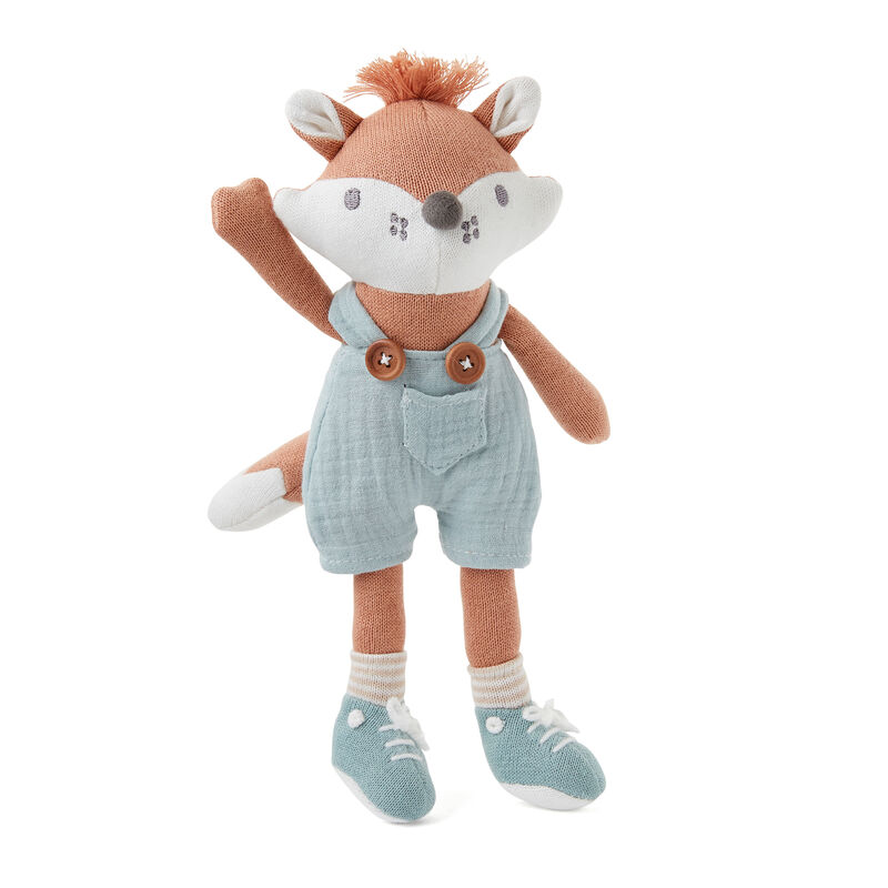 Elegant Baby Felix Fox Knit Toy and Book Set image number 1