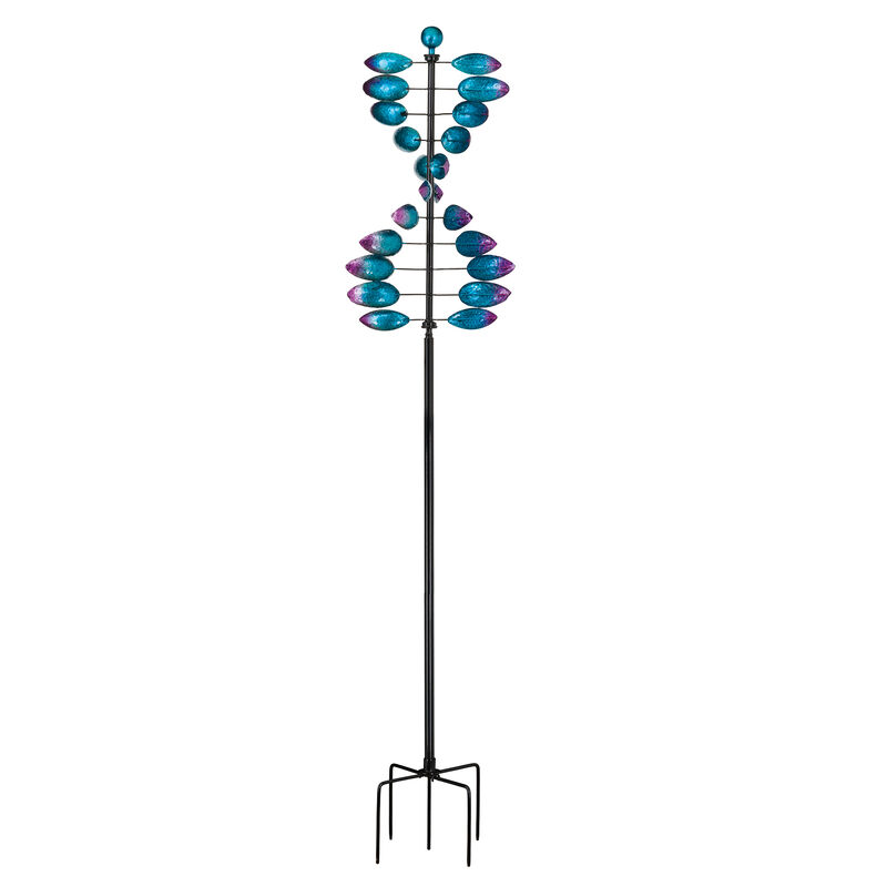Regal &quot;Helix&quot; Vertical Outdoor Decorative Garden Wind Spinner image number 1