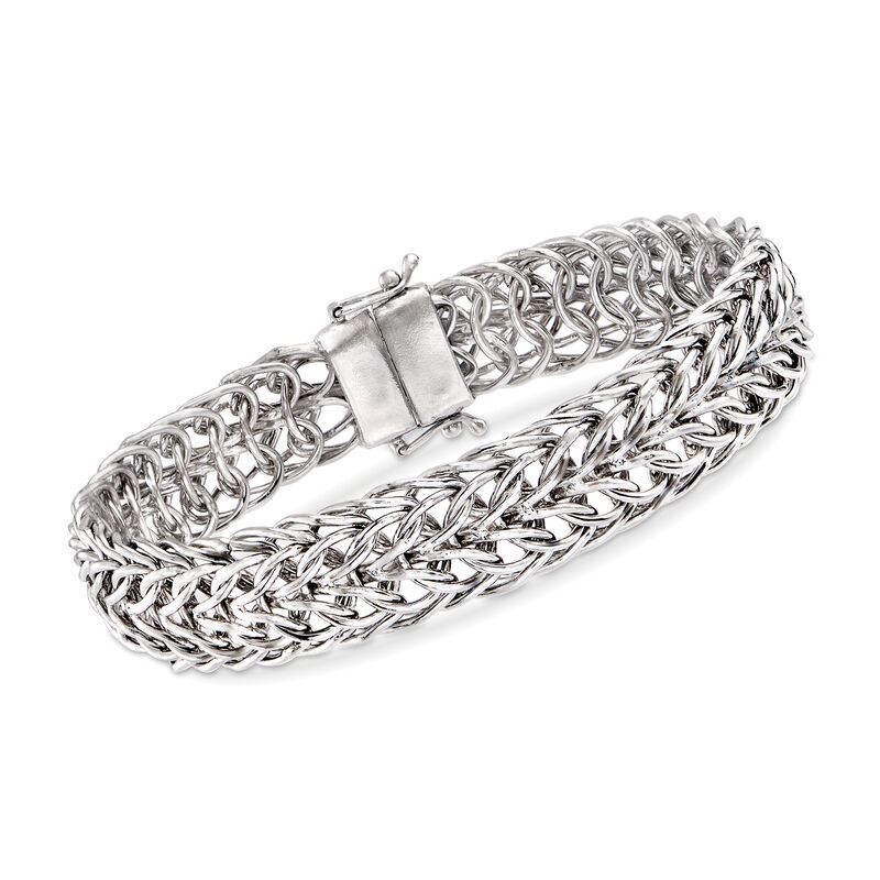 Sedusa-Link Bracelet in Sterling Silver with Magnetic Clasp image number 0