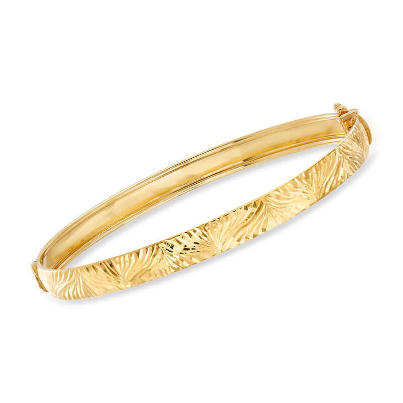 Italian Bangle Bracelet in 18kt Yellow Gold image number 0