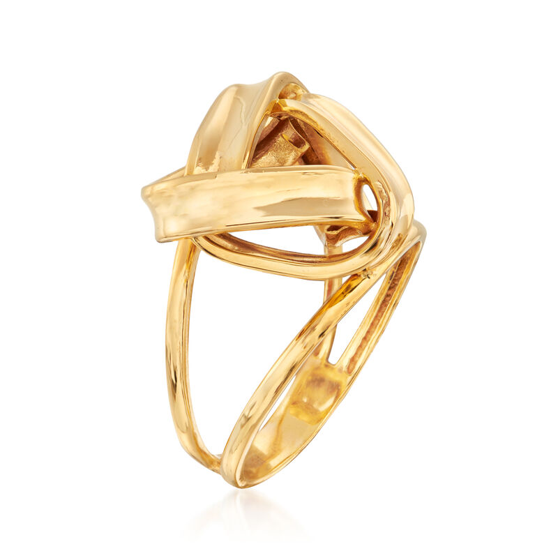 22kt Yellow Gold Knot Ring image number 2