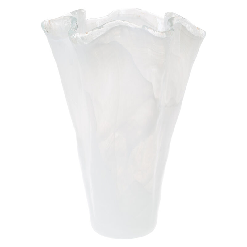 Vietri &quot;Onda&quot; Large Glass Vase from Italy image number 0